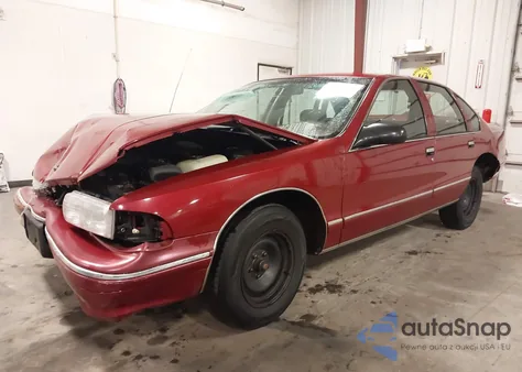 1996 Chevrolet Caprice Classic из США, поврежденный, VIN 1G1BL52W3TR120852